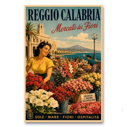 Juliste Reggio Calabria Mercato dei Fiori