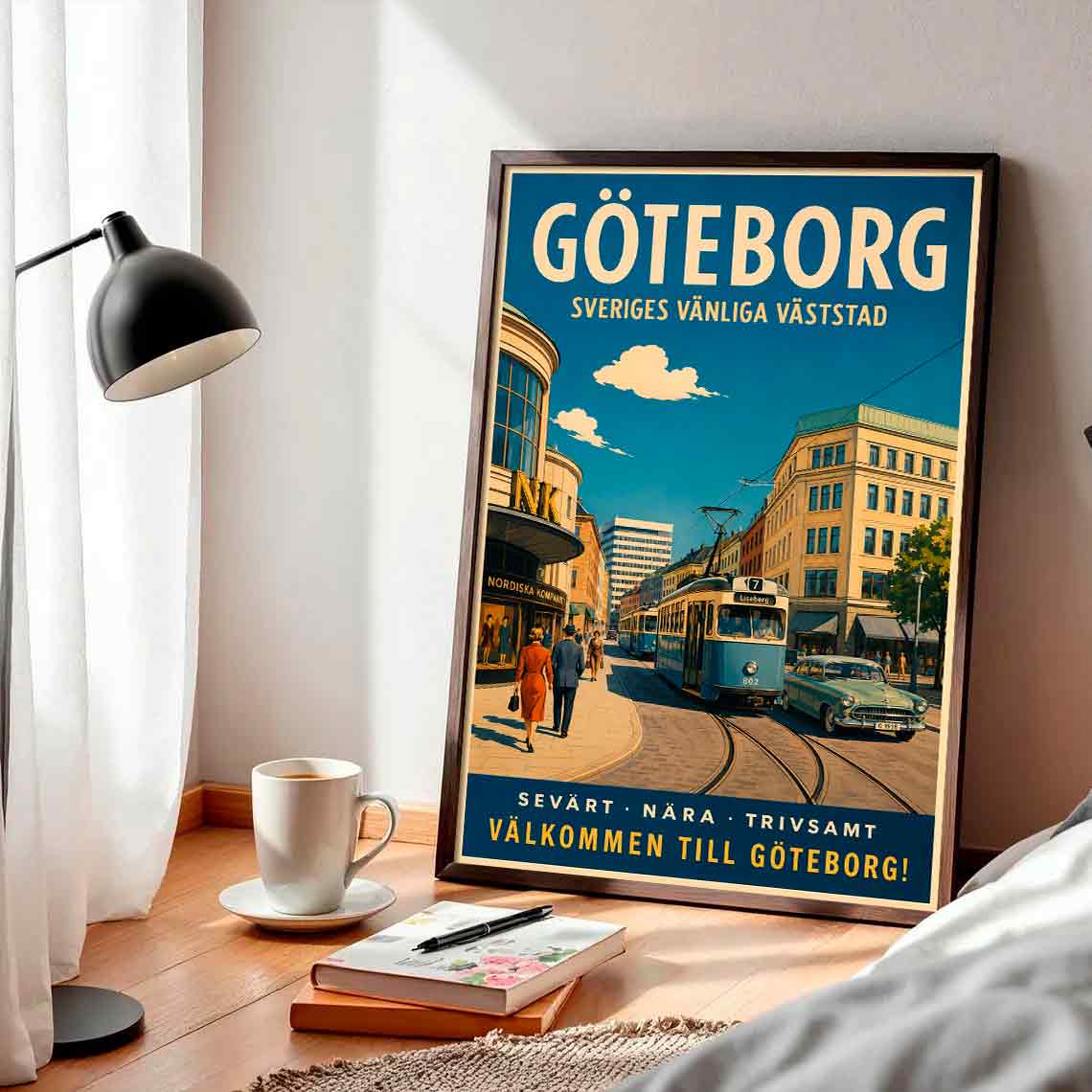 Juliste matkailu Göteborg LÖ 50×75 70x105aaaa