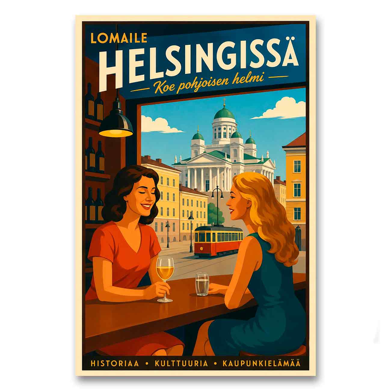 Juliste matkailu Helsinki 1 LÖ 50x75a