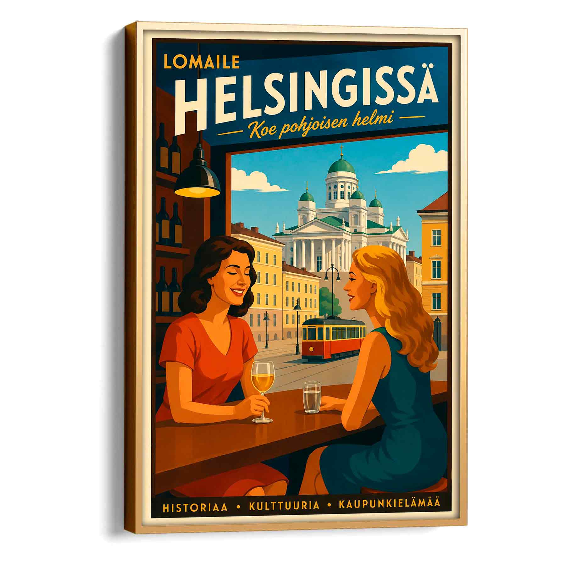 Juliste matkailu Helsinki 1 LÖ 50x75aa