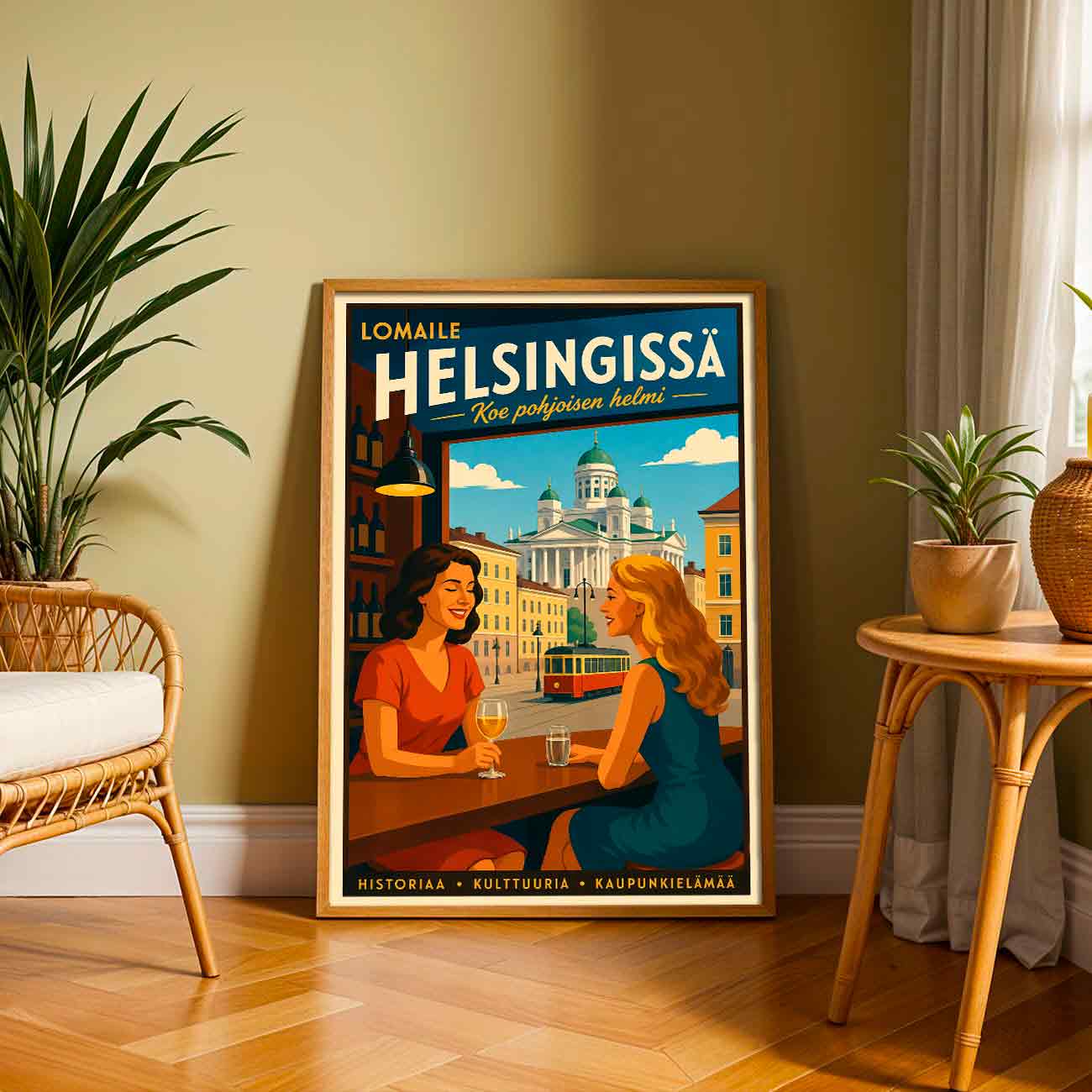 Juliste matkailu Helsinki 1 LÖ 50x75aaaa