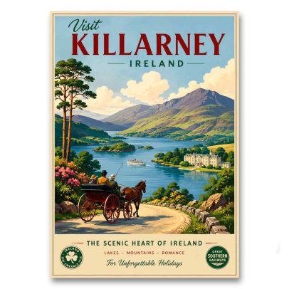 Juliste Visit Killarney, Ireland