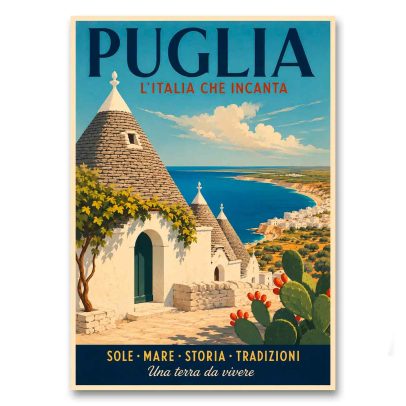 Juliste Puglia - L´Italia Che Incanta