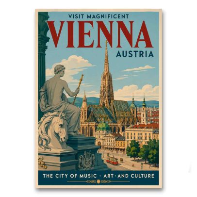 Juliste Visit Magnificent Vienna