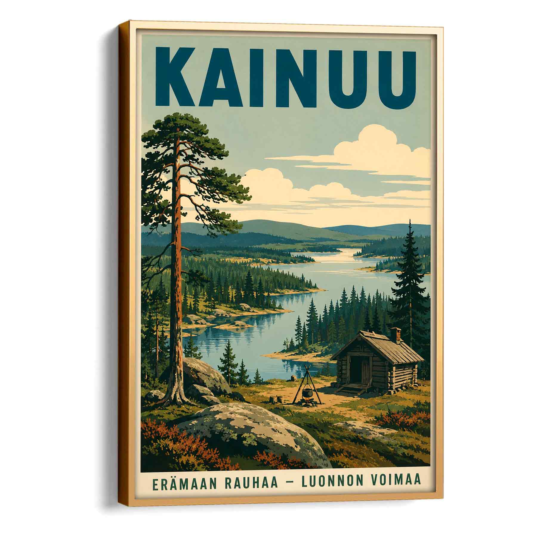 Juliste matkailu Kainuu LÖ 50×70 70×100-2aa