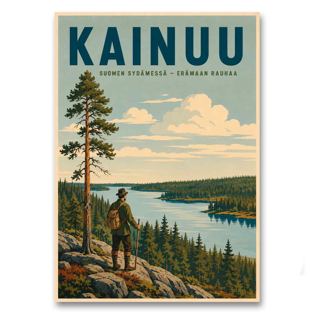 Juliste matkailu Kainuu LÖ 50×70 70×100-5a