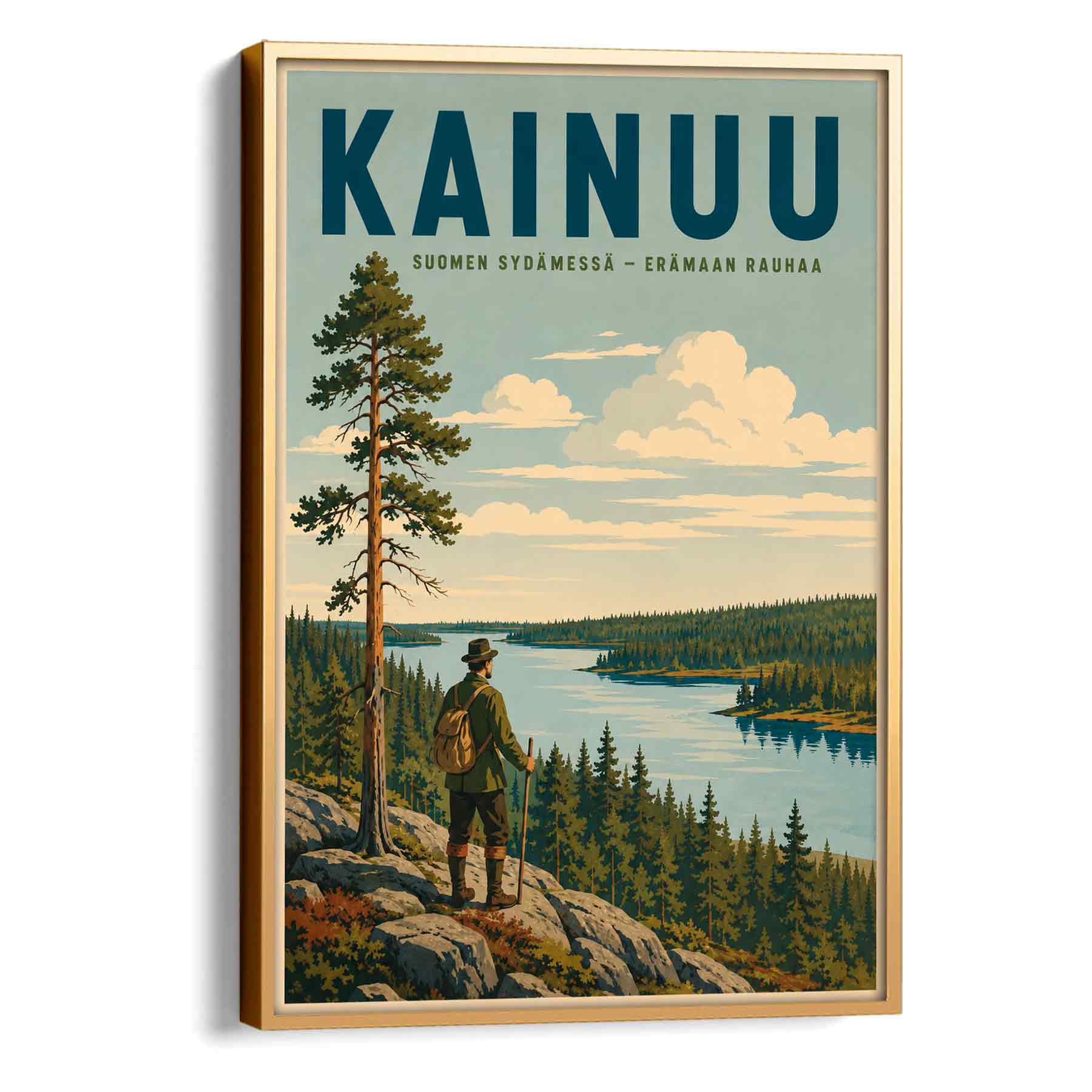 Juliste matkailu Kainuu LÖ 50×70 70×100-5aa
