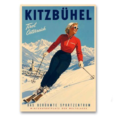 Juliste Kitzbühel - Das Berühmte Sportzentrum