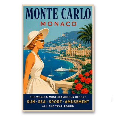 Juliste Monte Carlo - The World´s Most Glamorous Resort