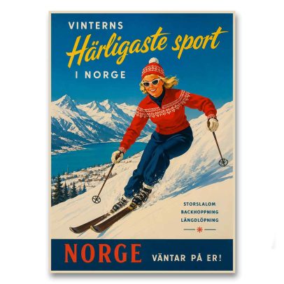 Juliste Vinterns härligaste sport i Norge