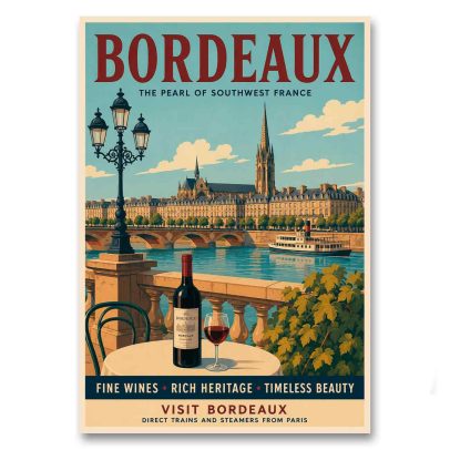 Juliste Bordeaux - The Pearl of Southwest France