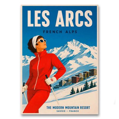 Juliste Les Arcs - The Modern Mountain Resort