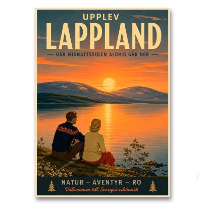 Juliste Lappland - Välkommen till Sveriges vildmark