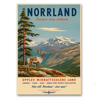 Juliste Norrland - upplev midnattssolens land