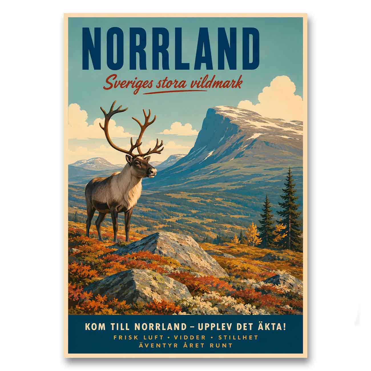 Juliste Norrland – Sveriges stora vildmark