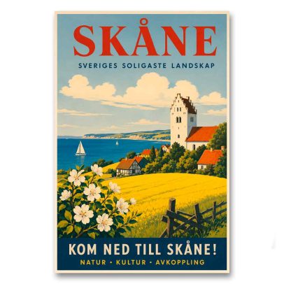 Juliste Skåne - Sveriges soligaste landskap
