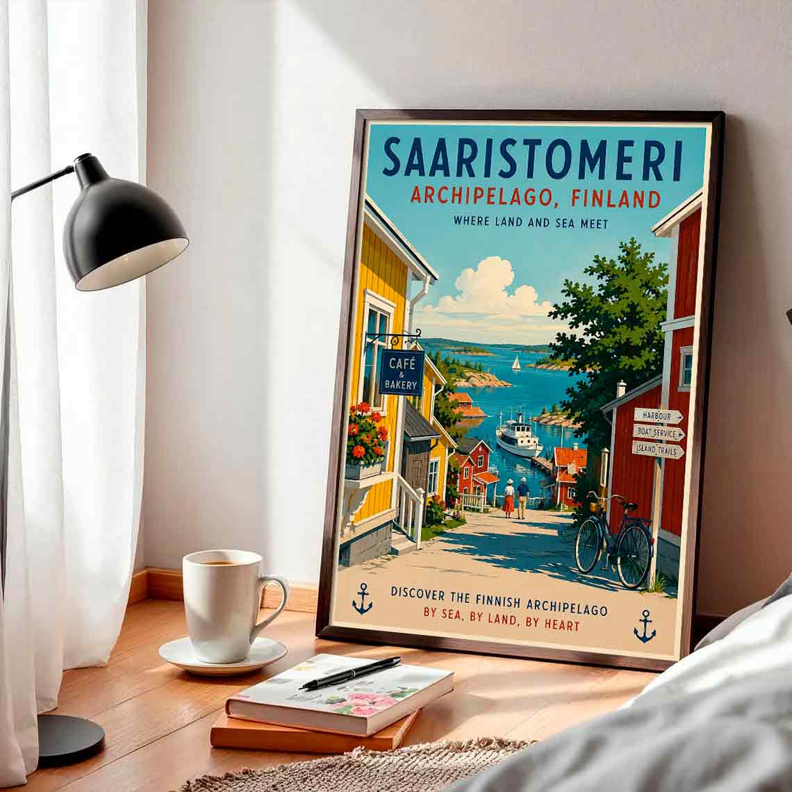 Juliste matkailu Saaristomeri 2 LÖ 50×70 70x100aaa