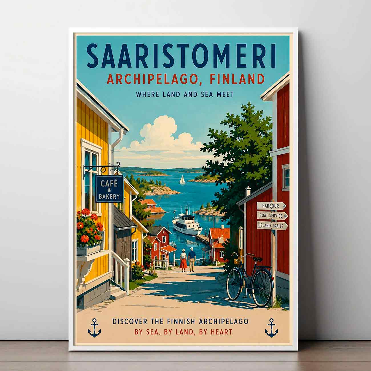 Juliste matkailu Saaristomeri 2 LÖ 50×70 70x100aaaa