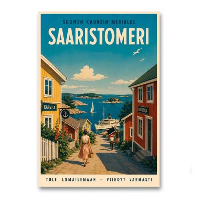 Juliste Saaristomeri - Suomen kaunein merialue