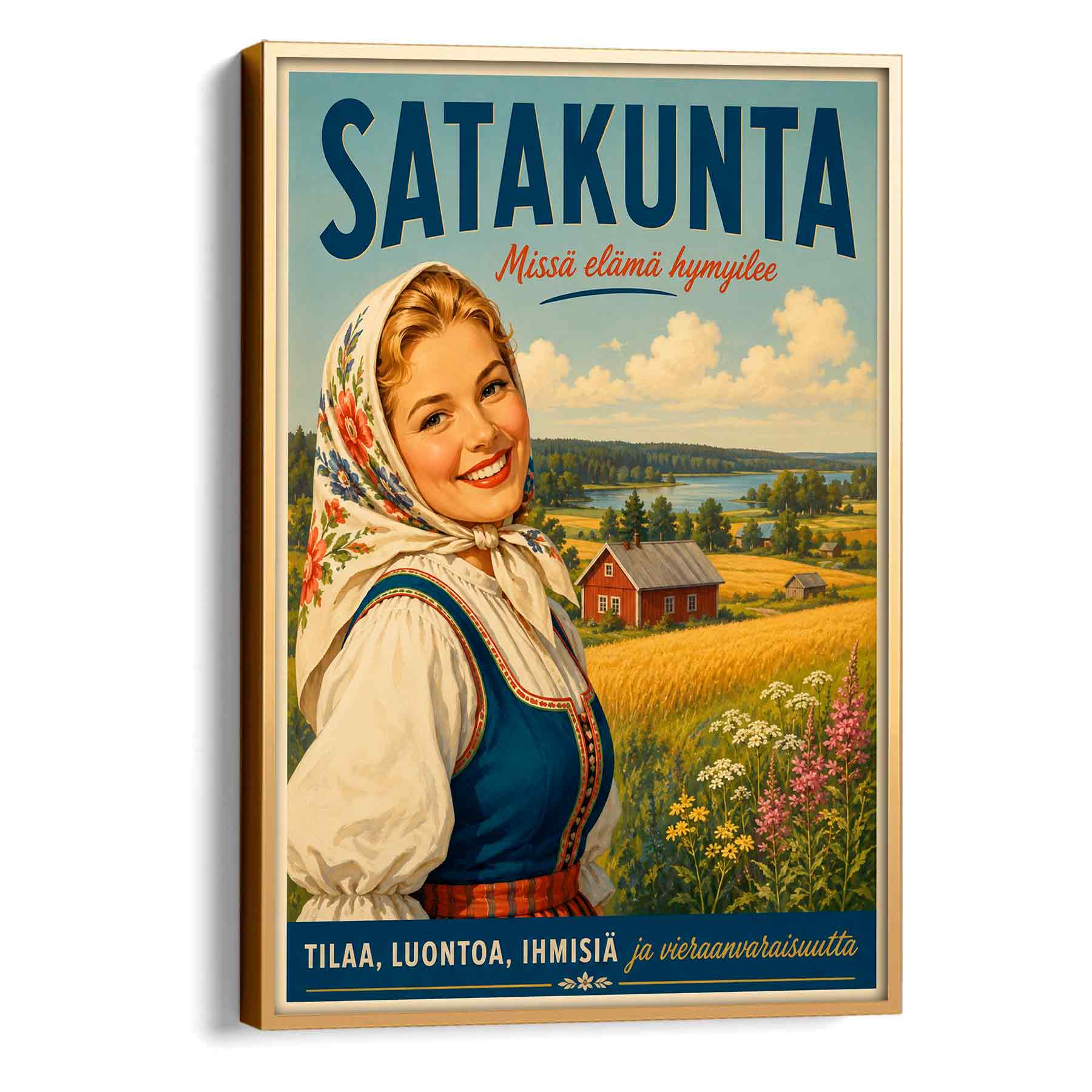 Juliste matkailu Satakunta LÖ 40×55 50×70-1aa