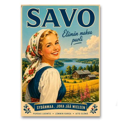 Juliste Savo - elämän makea puoli