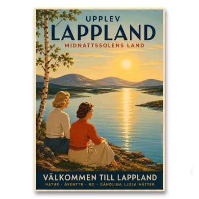 Juliste Upplev Lappland