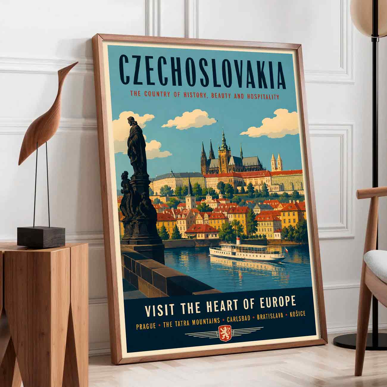 Juliste matkailu Tsekkoslovakia LÖ 40×55 50×70-1aaa