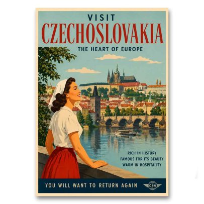 Juliste Czechoslovakia - You will want to return again