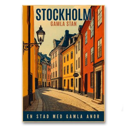 Juliste Stockholm - En stad med gamla anor