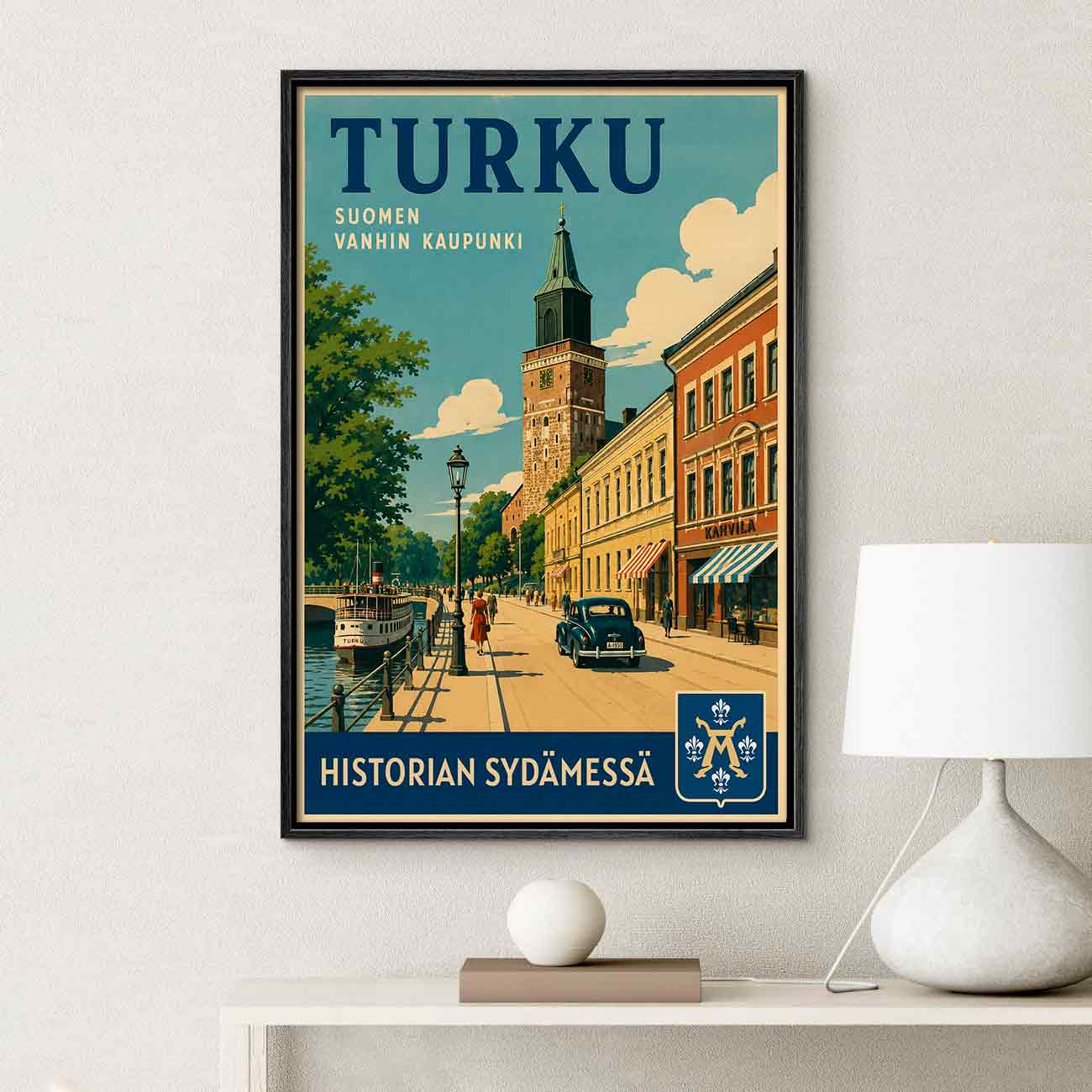 Juliste matkailu Turku 2 LÖ 50×70 70x100aaa