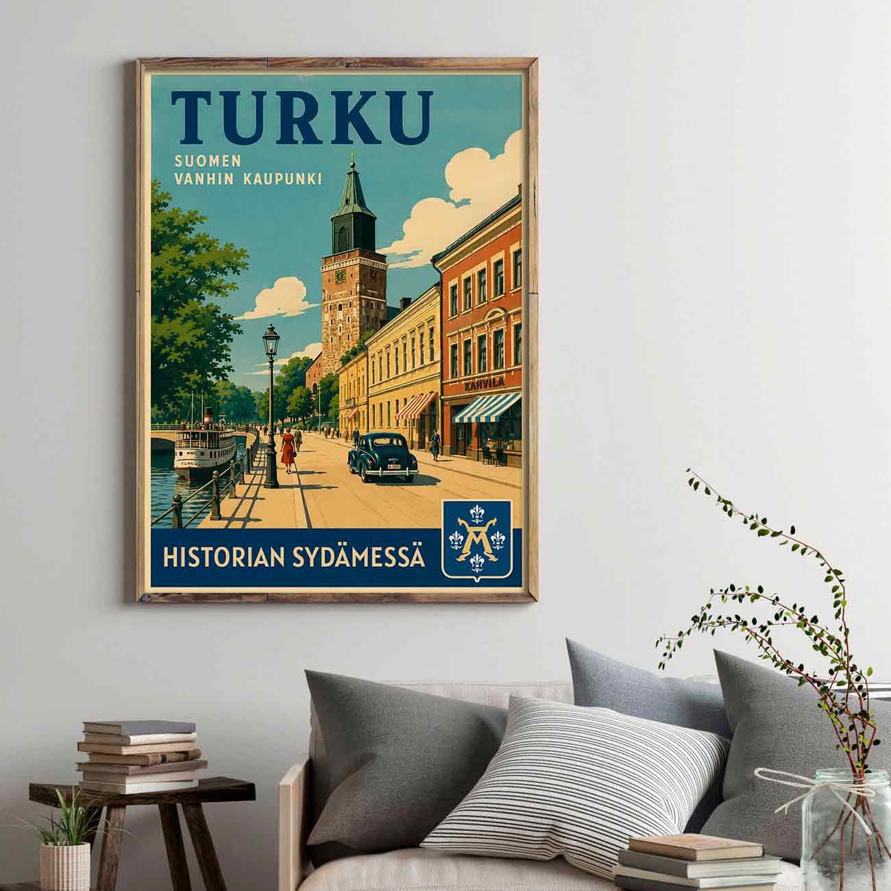Juliste matkailu Turku 2 LÖ 50×70 70x100aaaa