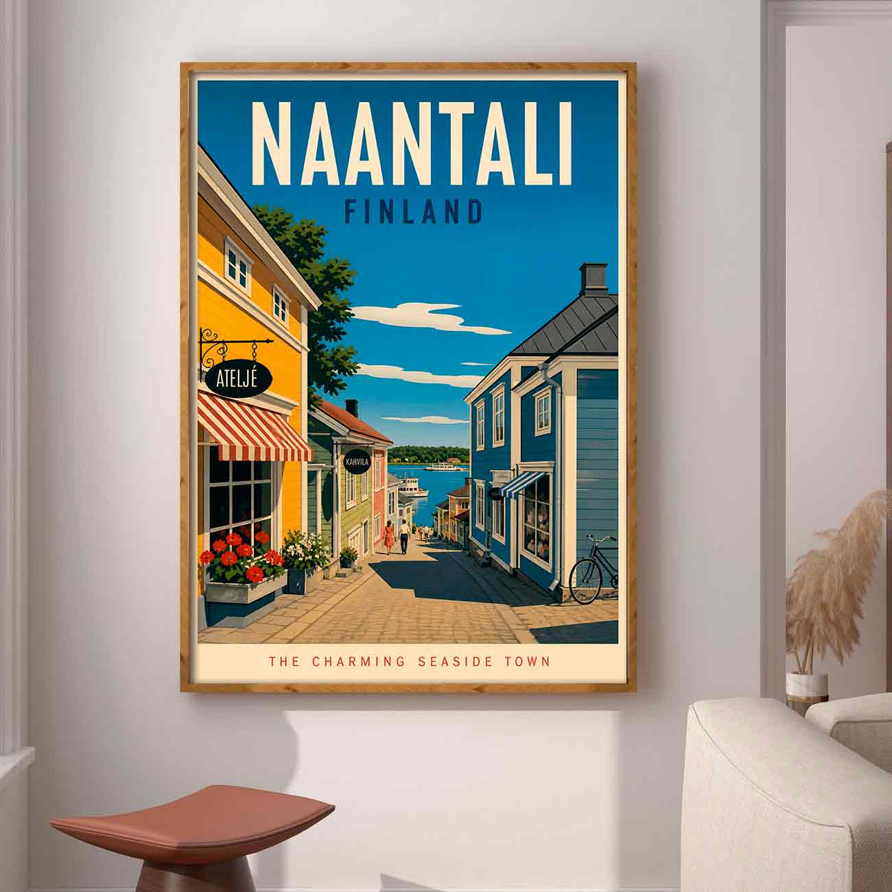 Juliste matkailu naantali 1 lö 50×70 70x100aaa