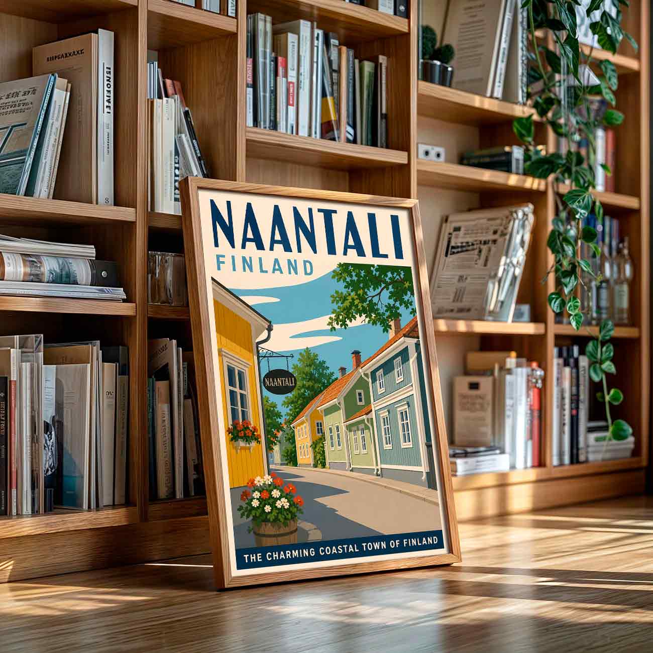 Juliste matkailu naantali 2 lö 50×70 70x100aa