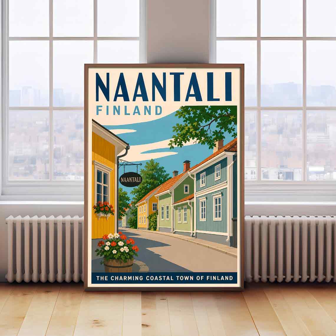 Juliste matkailu naantali 2 lö 50×70 70x100aaa