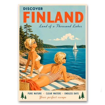 Juliste Discover Finland - Your perfect escape
