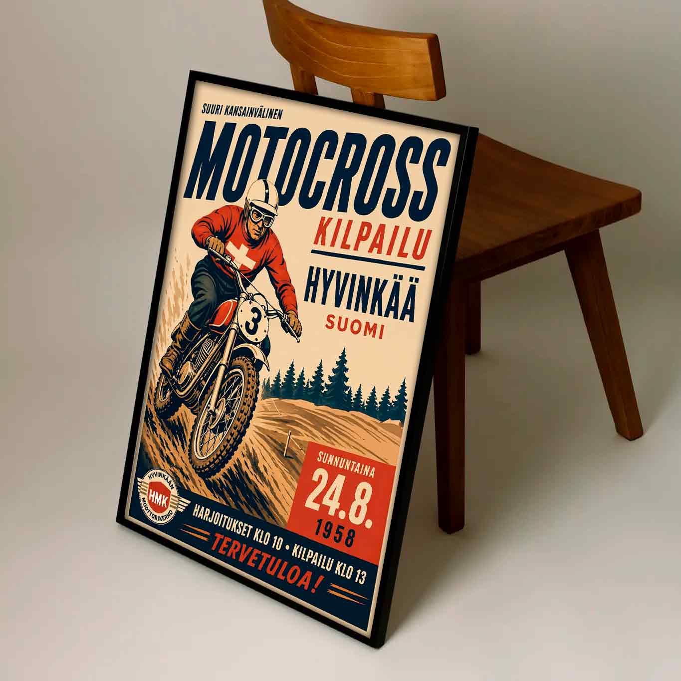 Juliste Autot Motocross LÖ 50×70 70x100_3aa