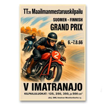 Juliste TT-kilpailut Imatranajo