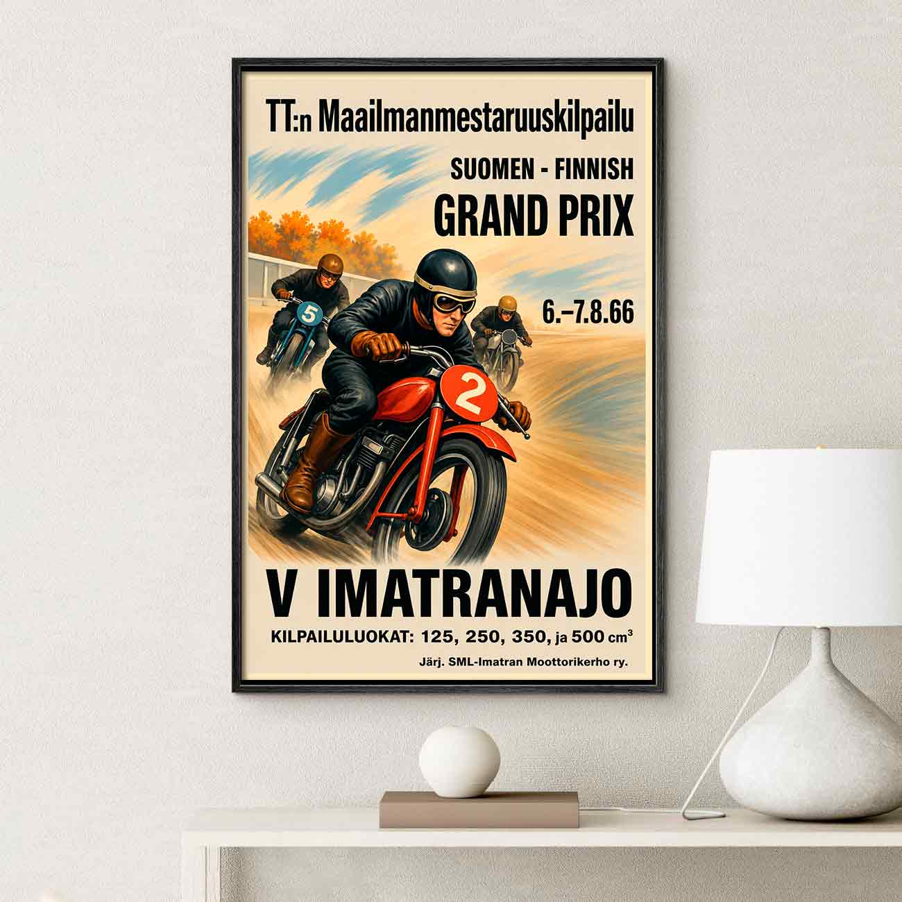 Juliste Imatra TT LÖ 40×60 50×75-1aa