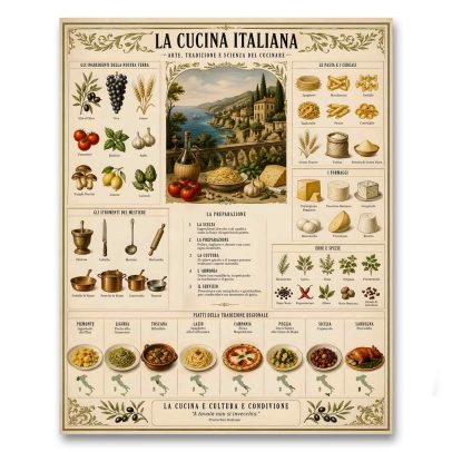 Juliste La Cucina Italiana