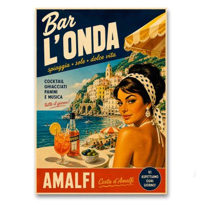 Juliste Bar L´Onda - Amalfi