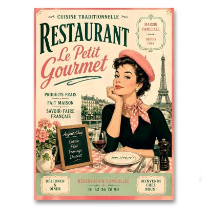 Juliste Restaurant Le Petit Gourmet