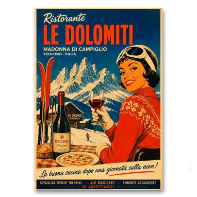 Juliste Ristorante Le Dolomiti Madonna di Campiglio
