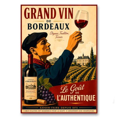 Juliste Grand Vin de Bordeaux