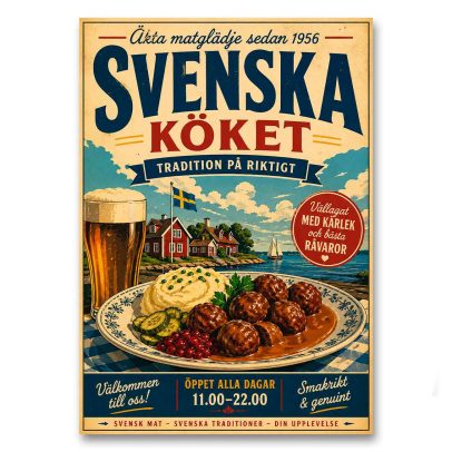 Juliste Svenska köket
