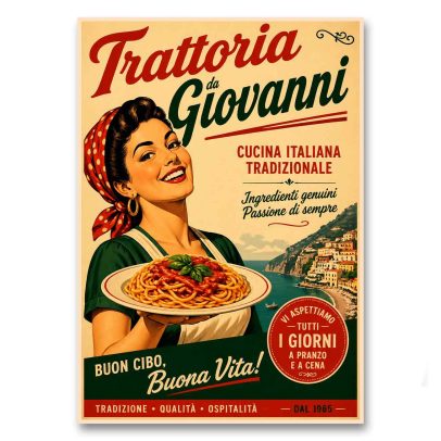 Juliste Trattoria Giovanni