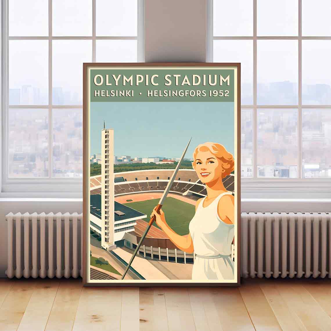Juliste Urheilu Olympiastadion LÖ 50×70 70×100-1aaaa
