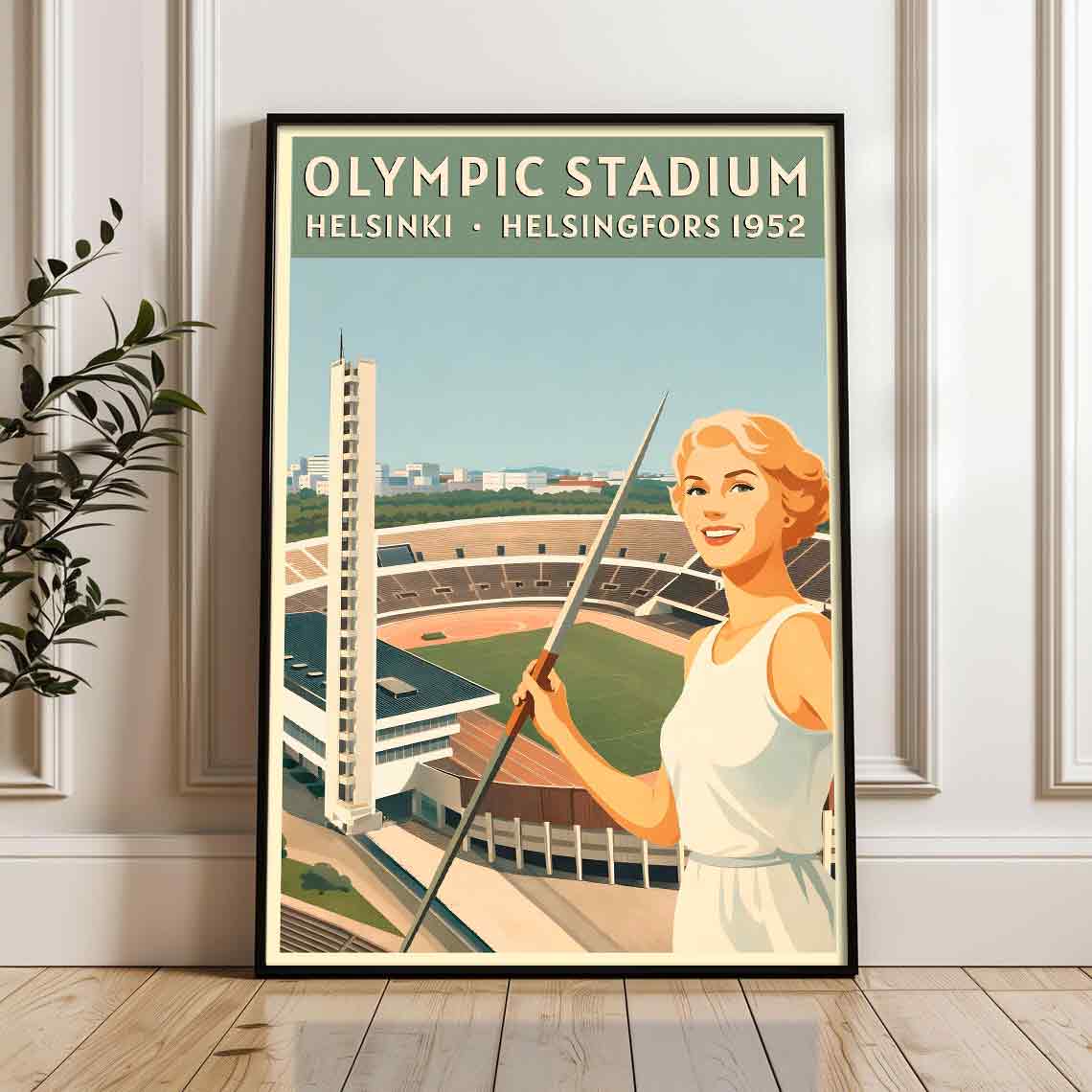 Juliste Urheilu Olympiastadion LÖ 50×70 70×100-1aaaaa