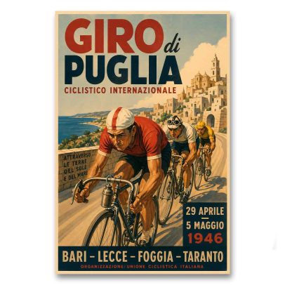Juliste Giro di Puglia 1946