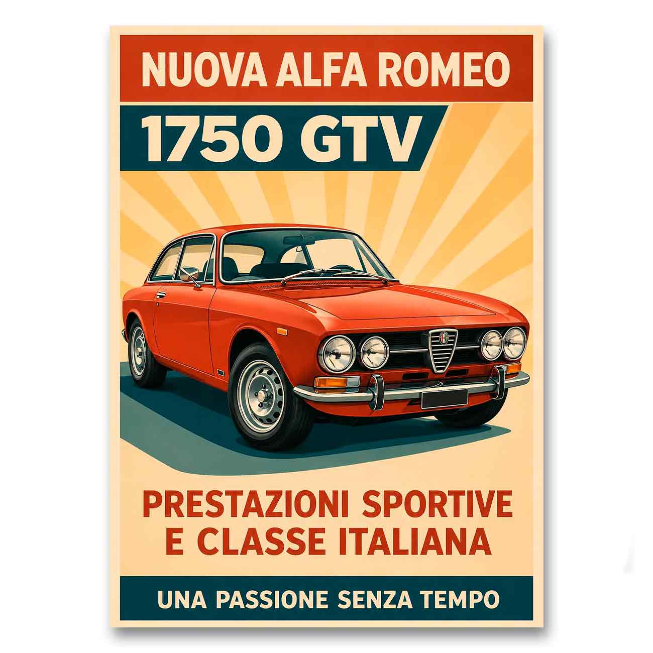 Juliste autot Alfa Romeo LÖ 40×55 50×70-6a