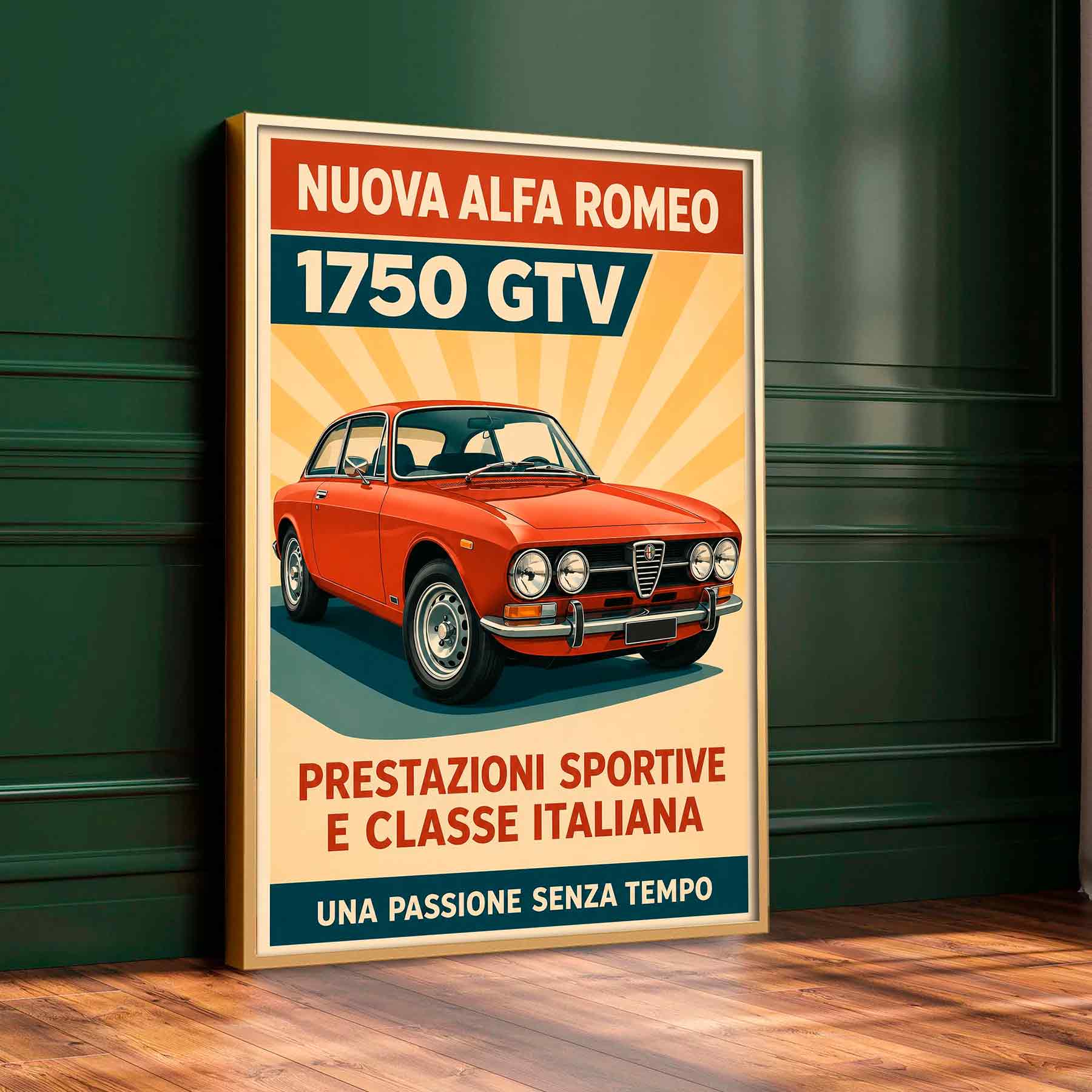 Juliste autot Alfa Romeo LÖ 40×55 50×70-6aa